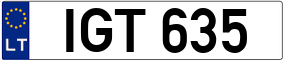 Truck License Plate